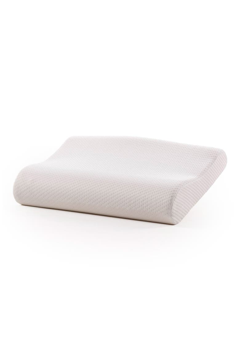 Sandwich Visco Pillow, Alternate, color, WHITE