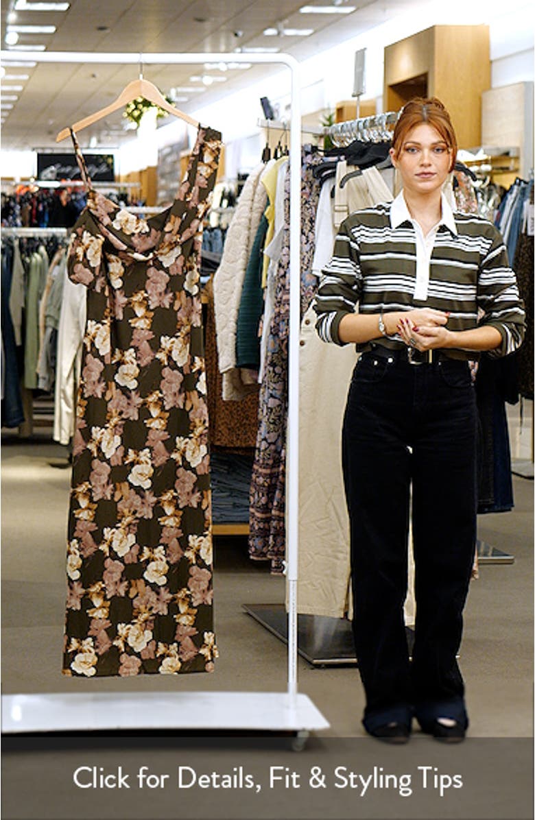 Kamryn Floral Cowl Neck Maxi Dress, sales video thumbnail