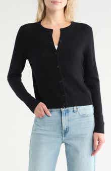 Nordstrom Crewneck Cashmere Cardigan