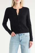 Nordstrom Crewneck Cashmere Cardigan