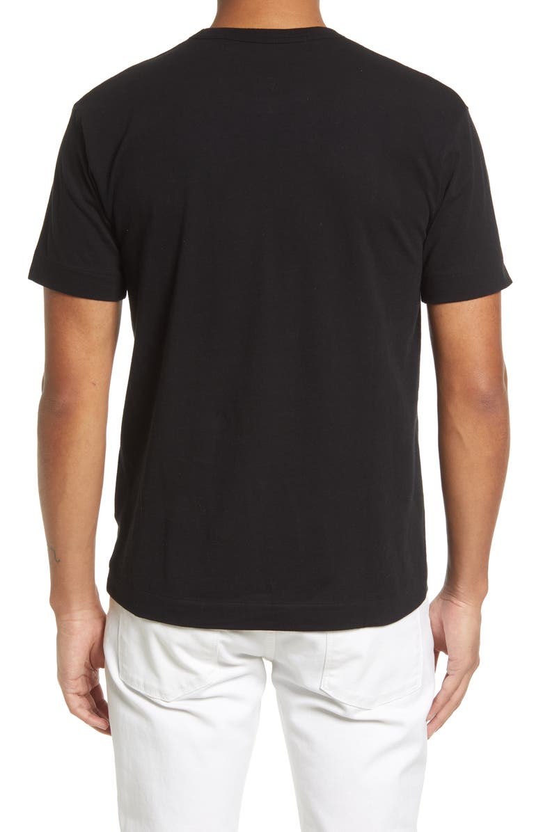 Comme des Garçons PLAY Crewneck T-Shirt, Alternate, color, 