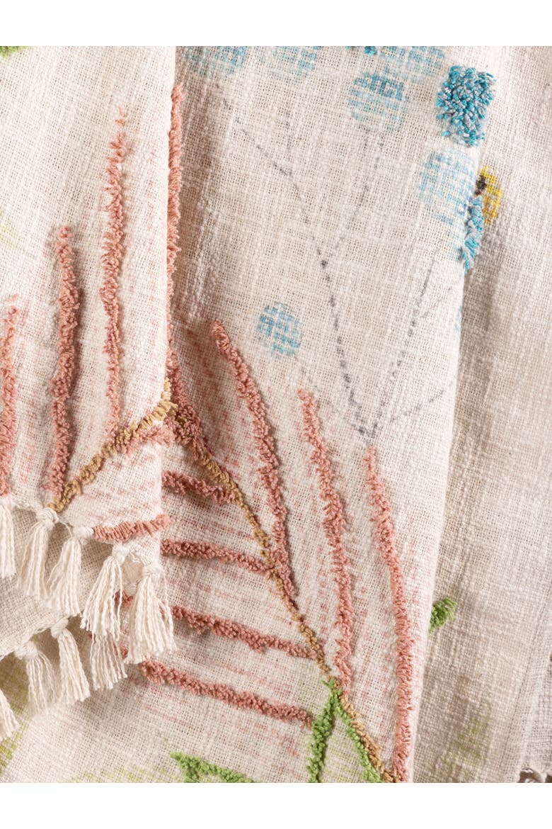 Bahara Throw Blanket 50"x60", Alternate, color, Multicolored
