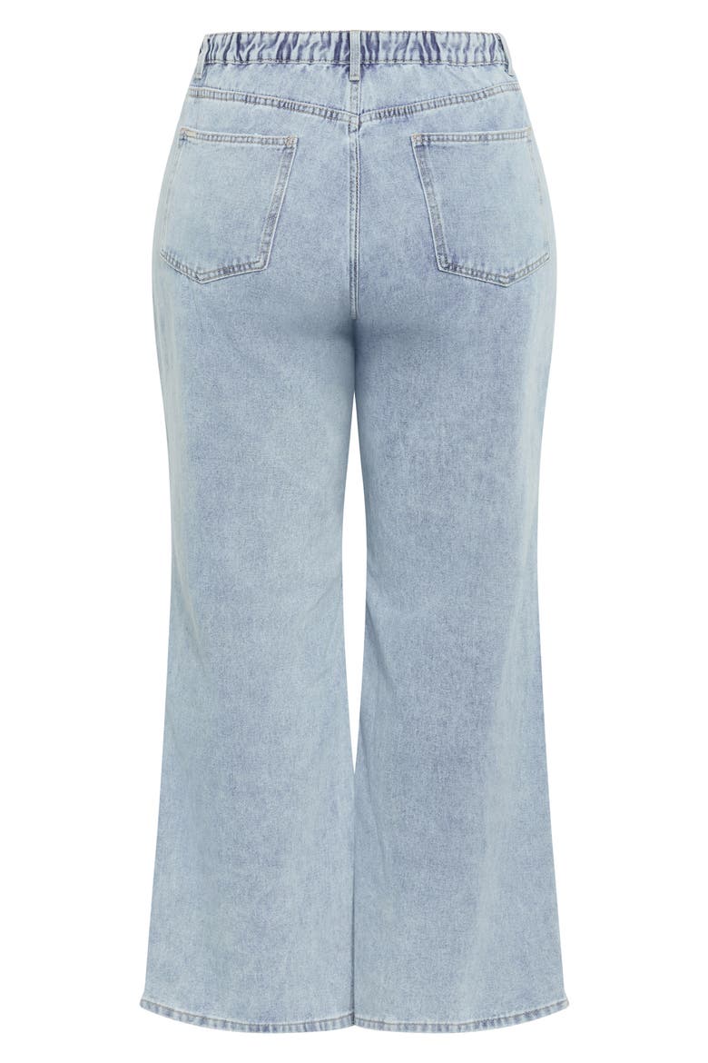 Harley Fit Kyla Wide Leg Jeans, Alternate, color, LIGHT WASH