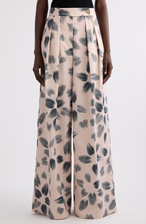 パンツ Dries Van Noten Salmon Cupro Blend Pila Wide-Leg Pant Dries Van Noten Designer Pants for Women | Nordstrom