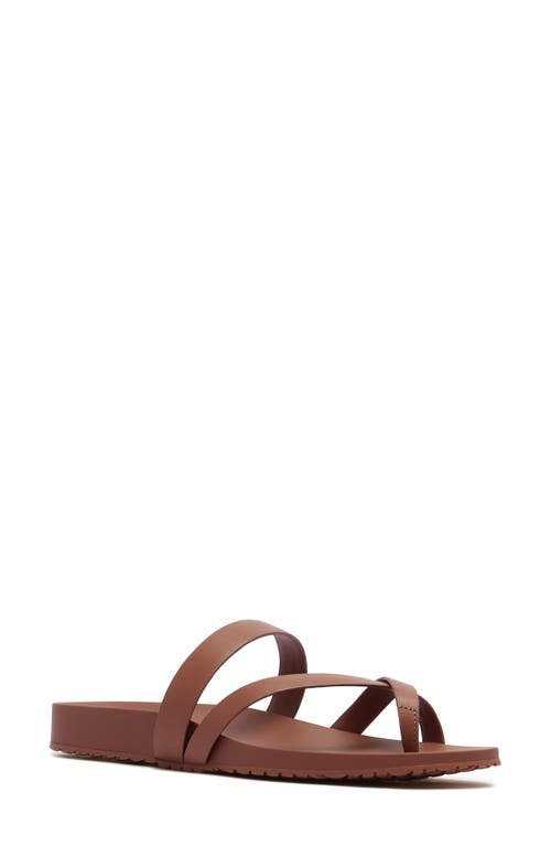 FRANKIE4 Isla Waterproof Toe Loop Sandal in Rich Tan at Nordstrom, Size 8.5