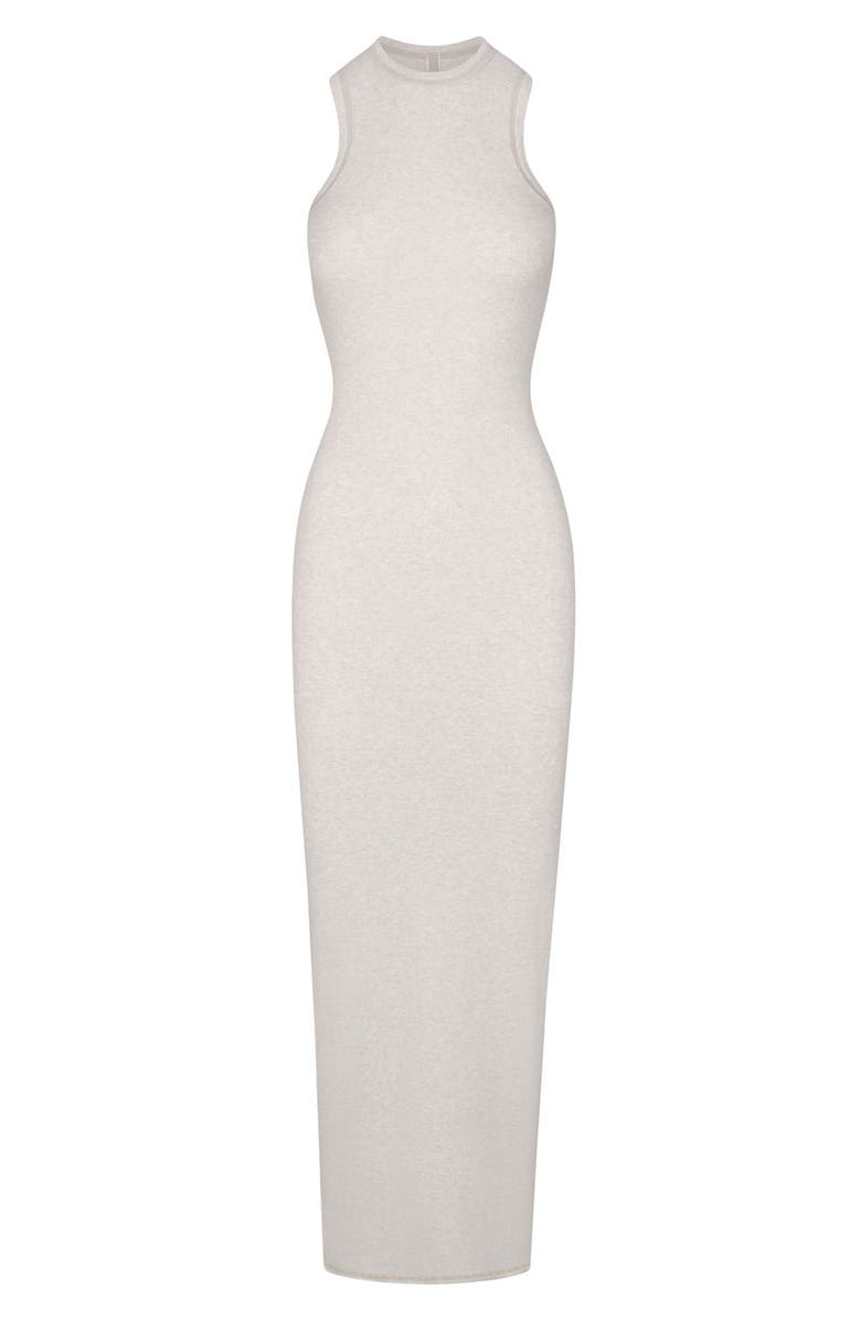 SKIMS Stretch Cotton Rib Dress, Alternate, color, 