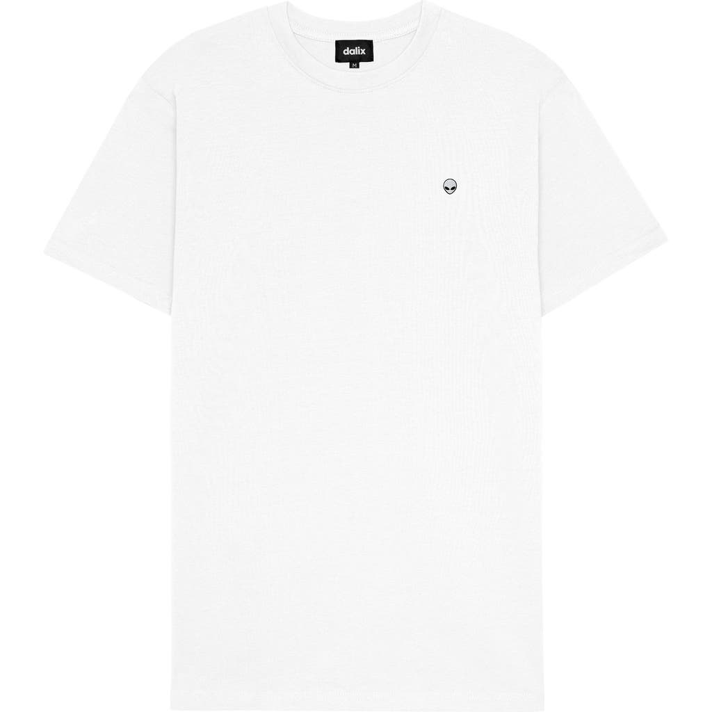Dalix Mens Lil Alien Soft Heavyweight Tee