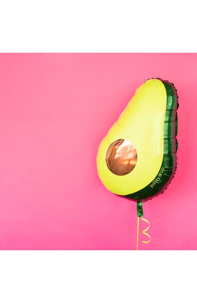 Jollity 
Co Mylar Balloons, Alternate, color, Avocado