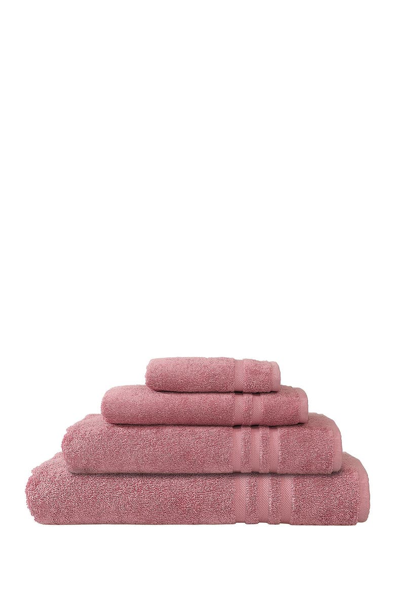 Linum Home Textiles Denzi 4-PIece Towel Set - Tea Rose, Main, color, Tea Rose