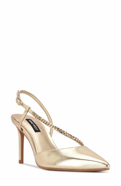 Nine West Gisha Chain Slingback Pump