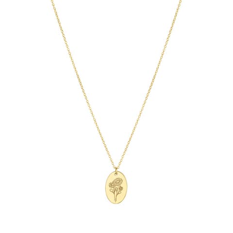 Louise Birth Flower Necklace
