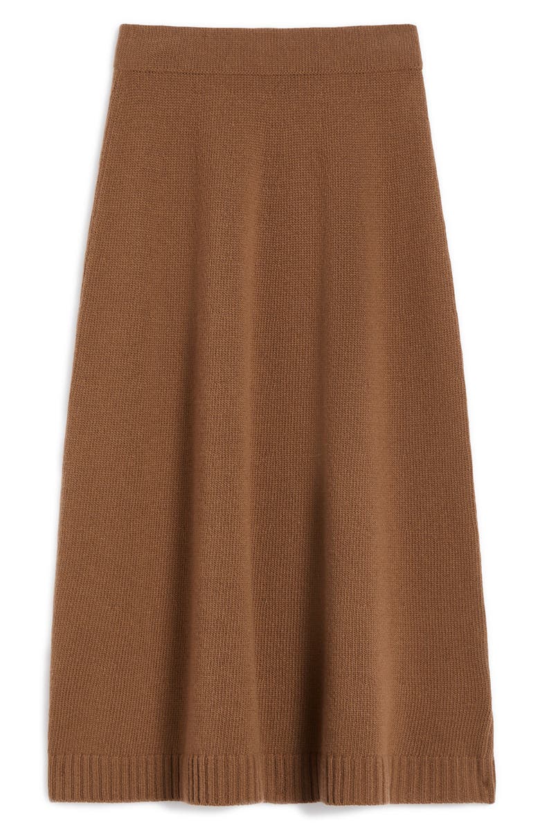 Weekend Max Mara Barnaba Wool Sweater Skirt, Alternate, color, Hazelnut Brown