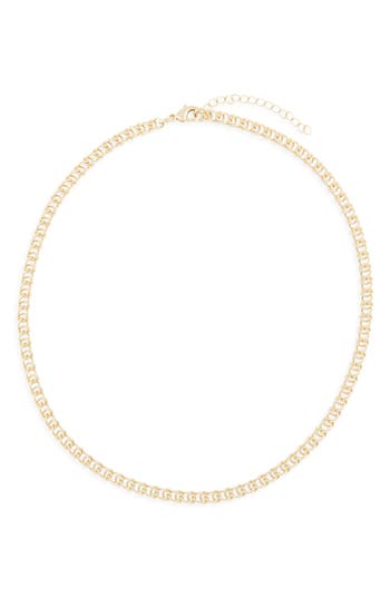 Nordstrom Rack Interlock Link Chain Necklace In Gold