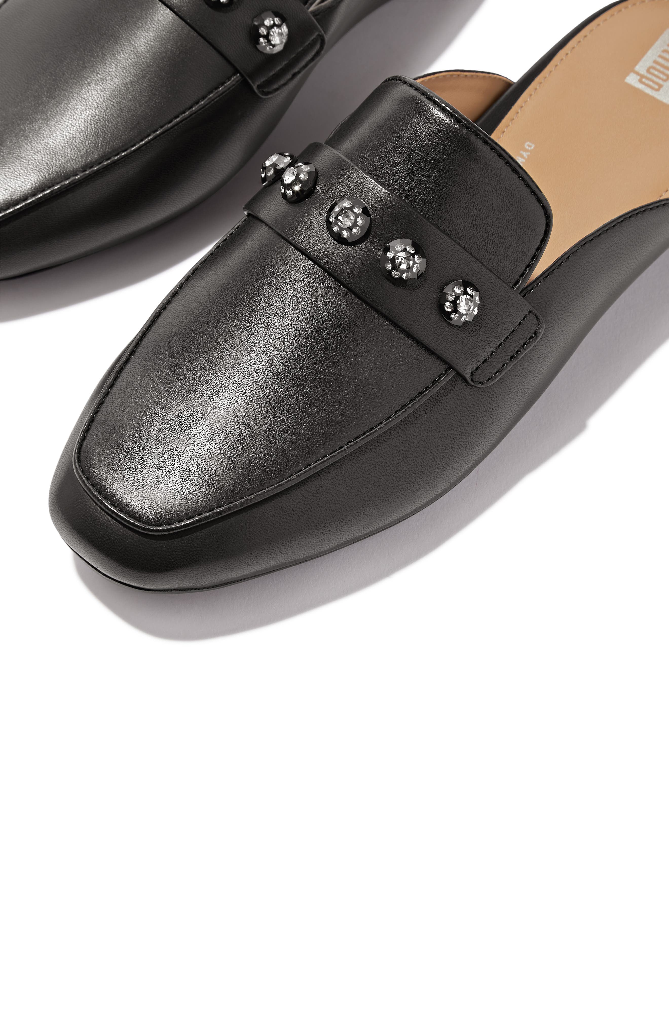 FitFlop Delicato Loafer Mule, Alternate, color, Black