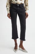 Isabel Marant Ombella Fray Hem Crop Jeans