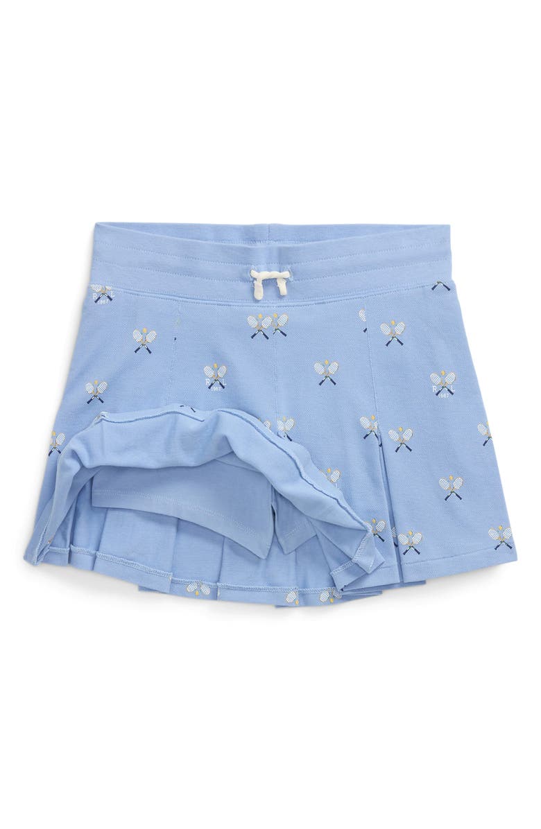 Polo Ralph Lauren Kid's Pleated Print Skort, Alternate, color,