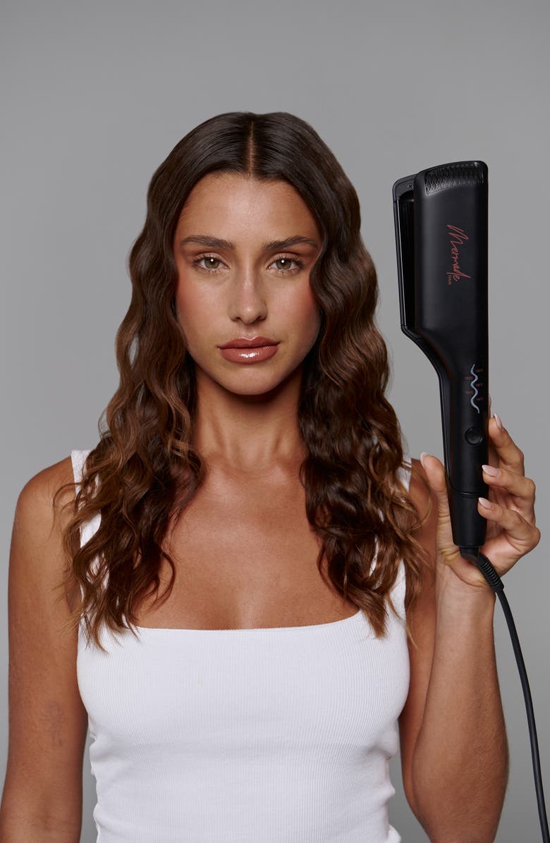 Mermade Hair 1-Inch Mini Double Waver Hair Iron, Alternate, color, Black