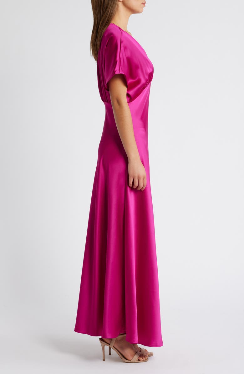 CeCe Dolman Sleeve Satin Cocktail Midi Dress, Alternate, color,