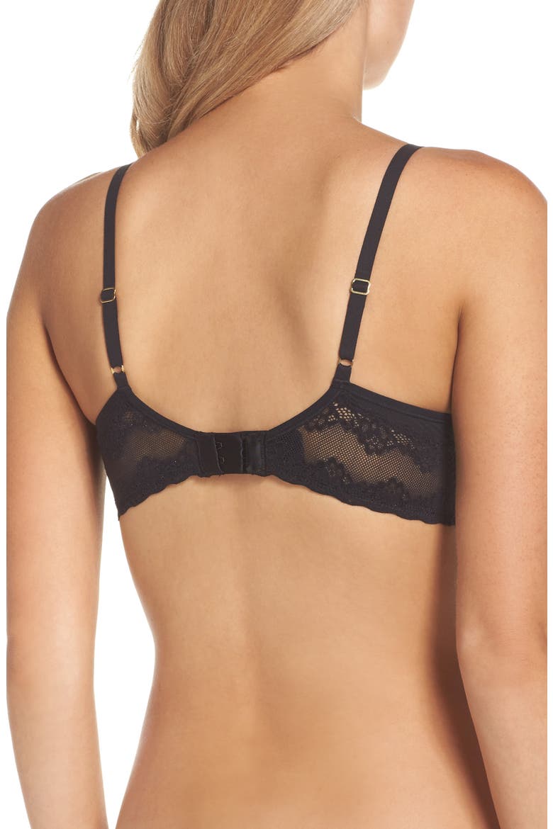 Bliss Perfection Comfort T-Shirt Bra, Alternate, color, BLACK