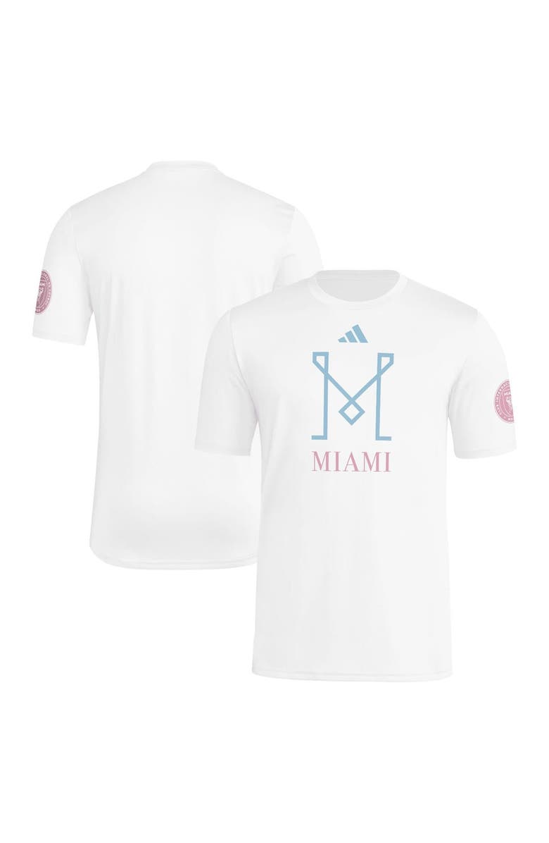 adidas Men's adidas White Inter Miami CF 2025 Archive Collection T-Shirt, Alternate, color, White