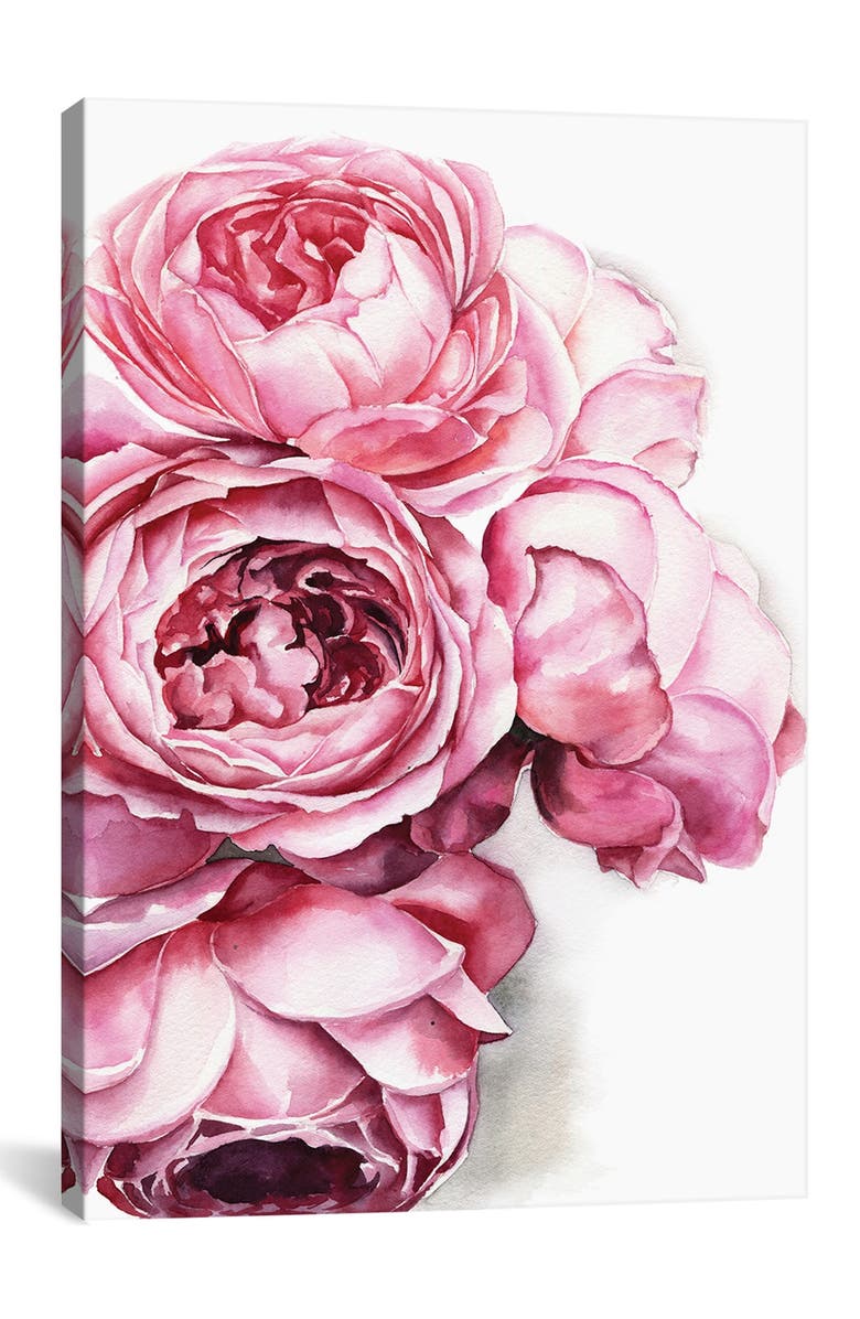 iCanvas Peony by Kira Balan Canvas Wall Art 18" x 26", Main, color, 