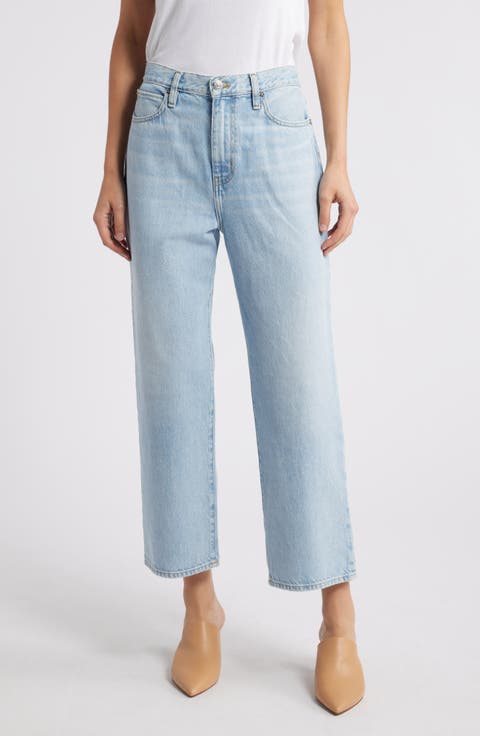 Le Jane High Waist Ankle Straight Leg Jeans (Williamette)