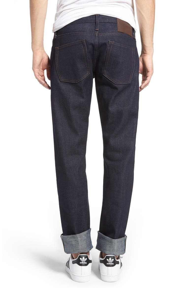 UB121 Selvedge Skinny Fit Jeans, Alternate, color, INDIGO