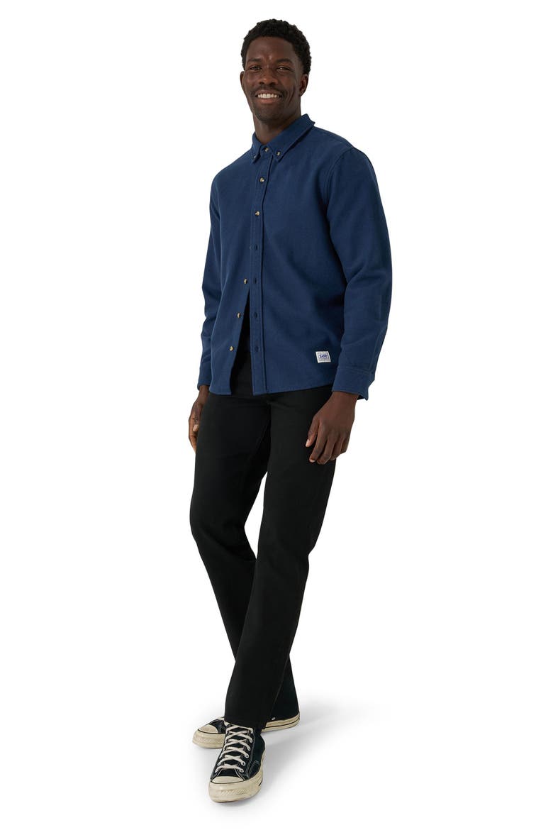 David Regular Taper Jeans, Alternate, color, BASE BLACK
