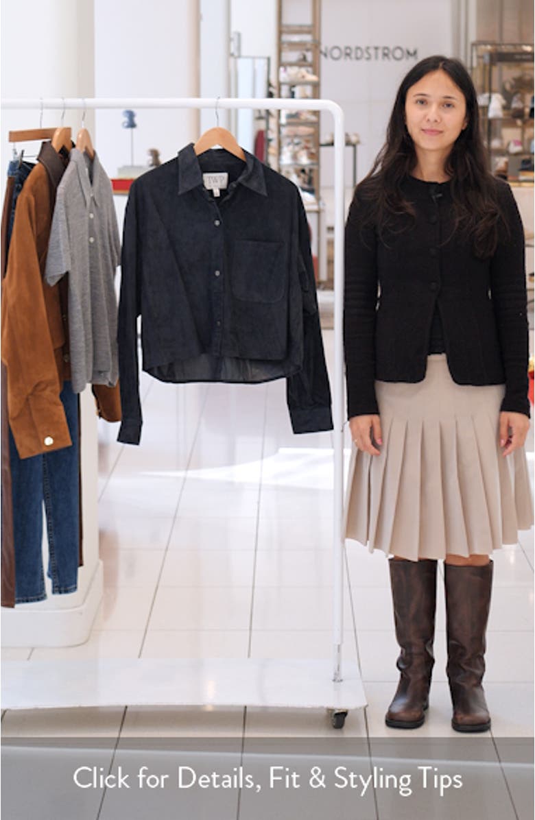 Little Big Joe Suede Snap-Up Shirt, sales video thumbnail