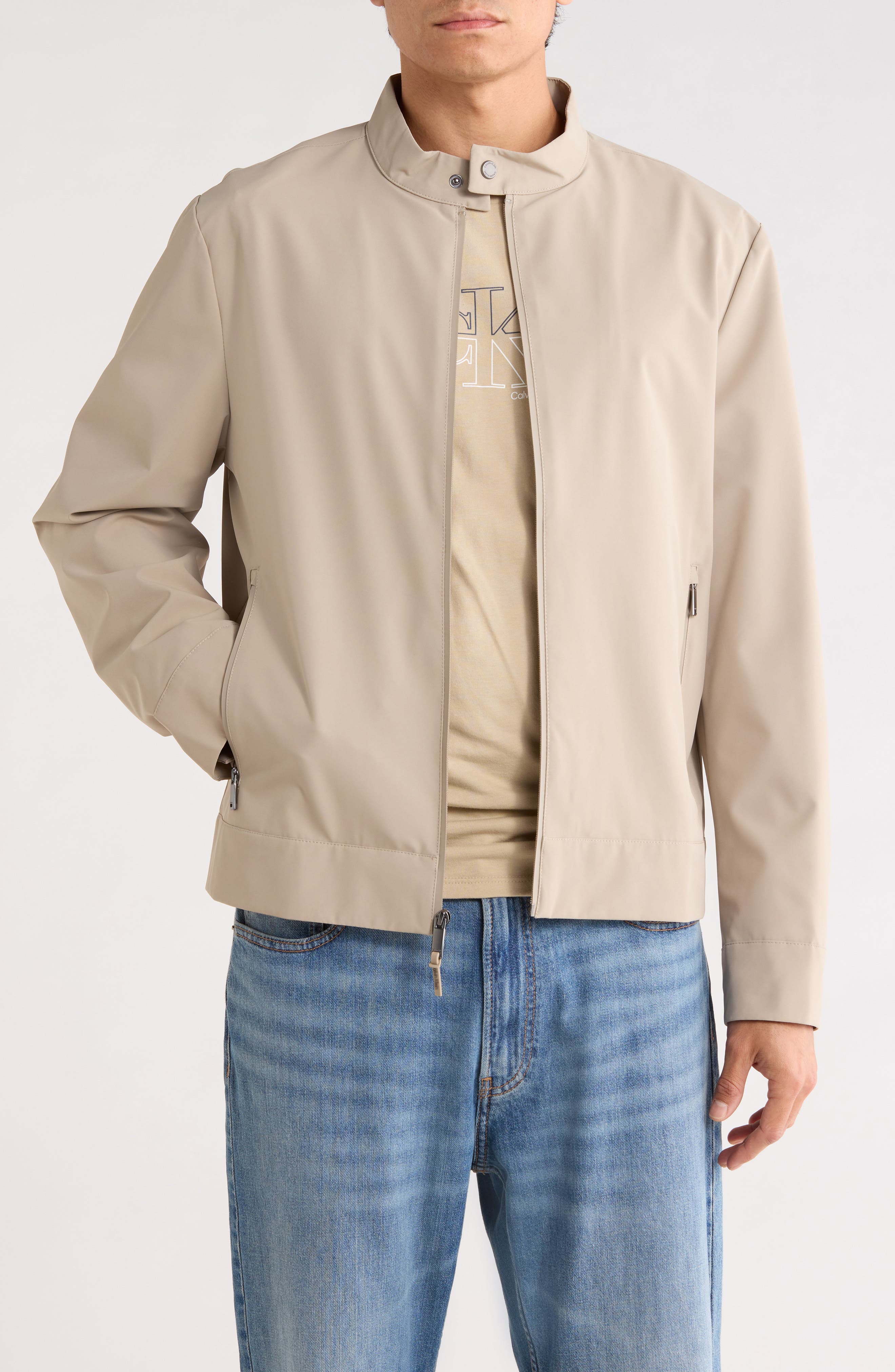 Calvin Klein Stretch Woven Golf Jacket