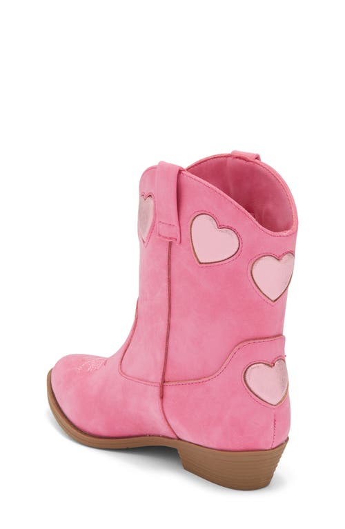 Tucker + Tate Kids' Clarra Heart Western Boot In Pink