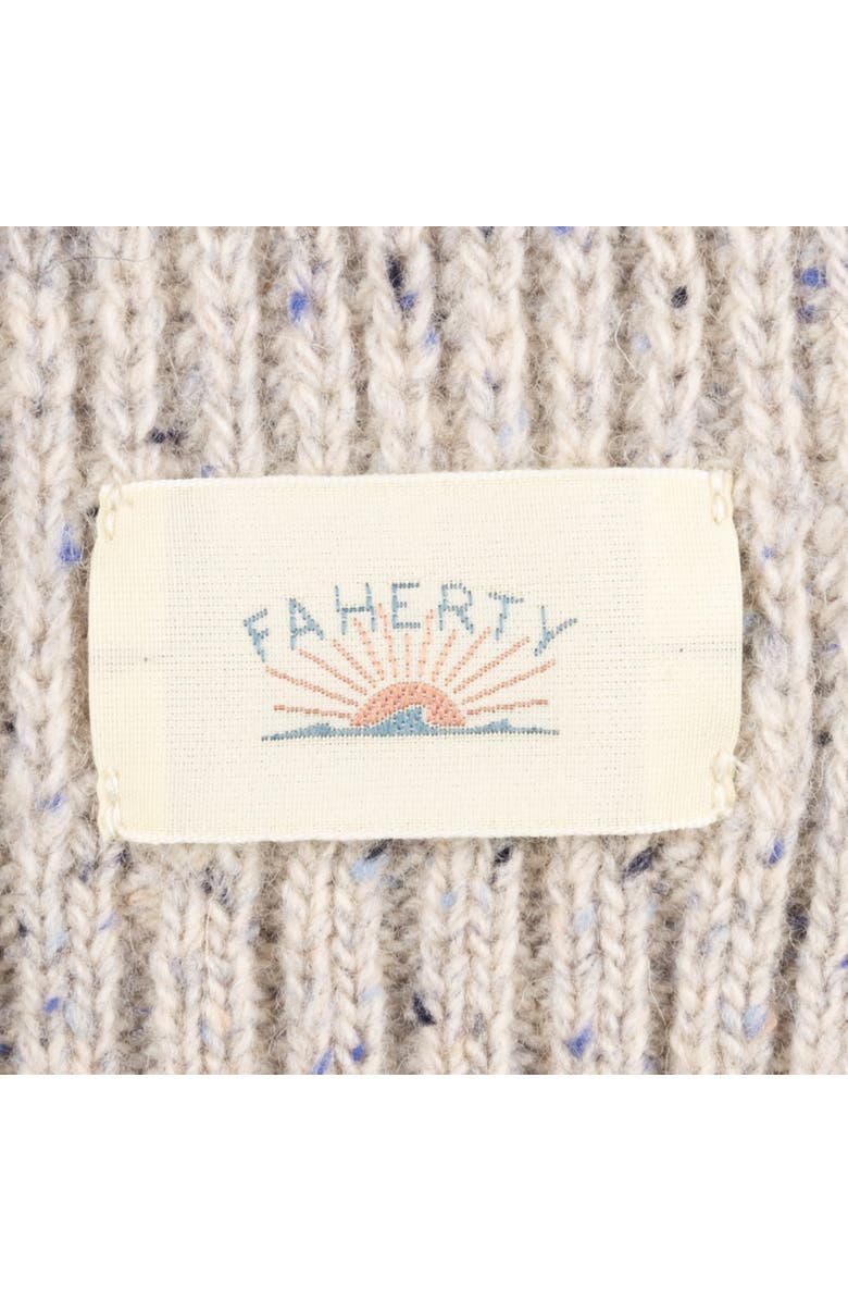 Faherty Cabin Nep Scarf, Alternate, color, Oatmeal