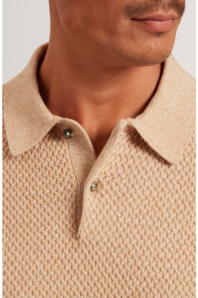 Janko Textured Polo, Alternate, color, CAMEL