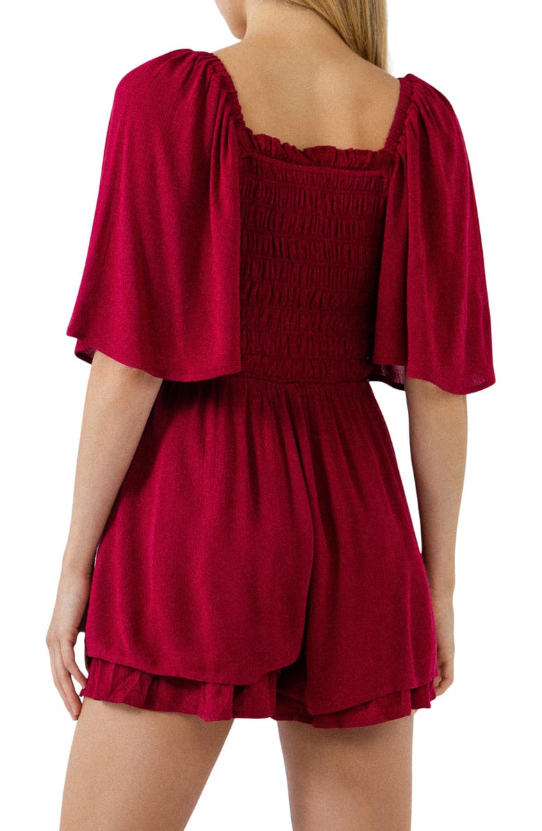 Free the Roses Smocked Romper, Alternate, color,