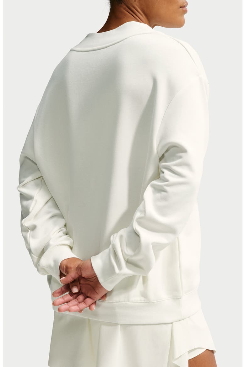 Fairway V-Neck Long Sleeve Top, Alternate, color, SAIL/ WHITE