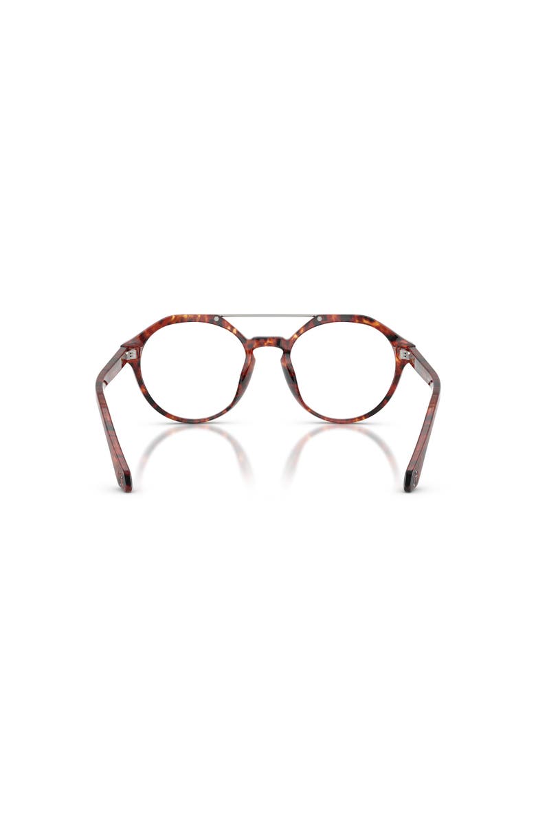 Giorgio Armani 51mm Round optical glasses, Alternate, color, Tortoise