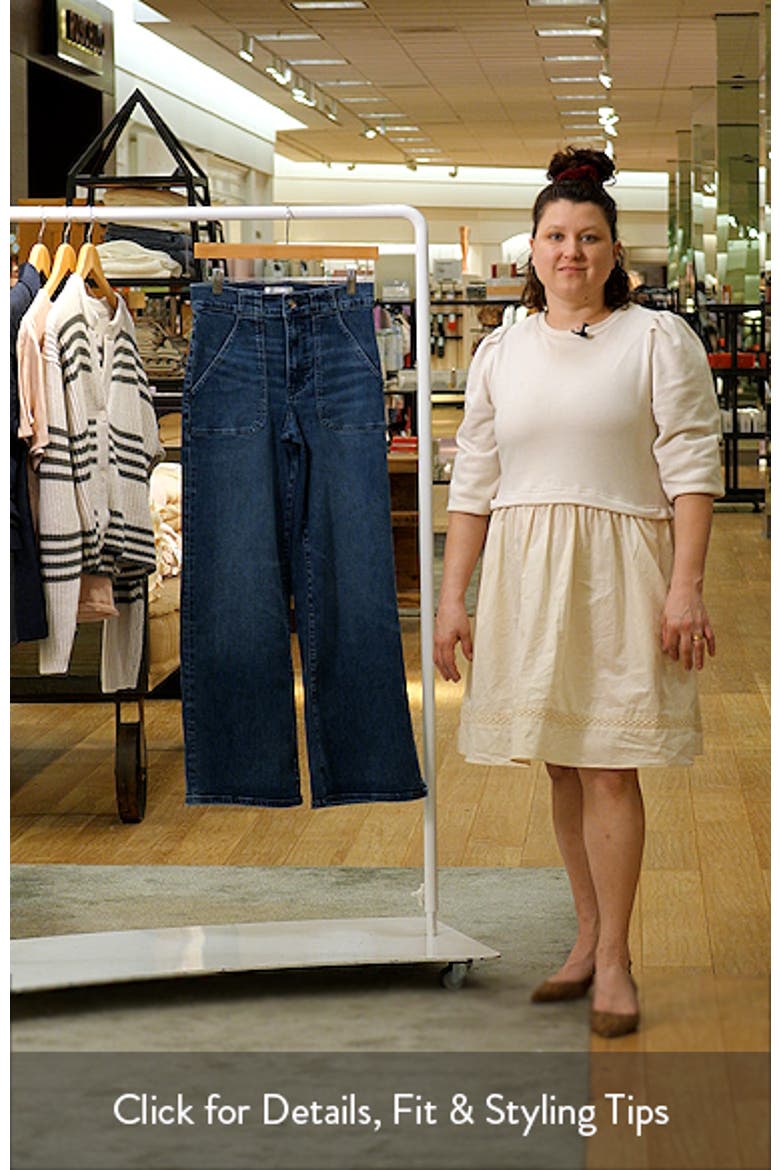 Modern Pocket High Waist Wide Leg Jeans video