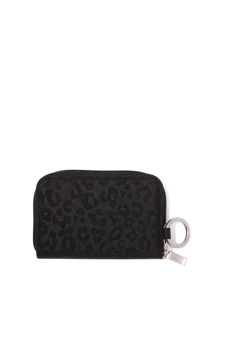 BAGGALLINI Deluxe Card Case, Alternate, color, Black Cheetah Emboss