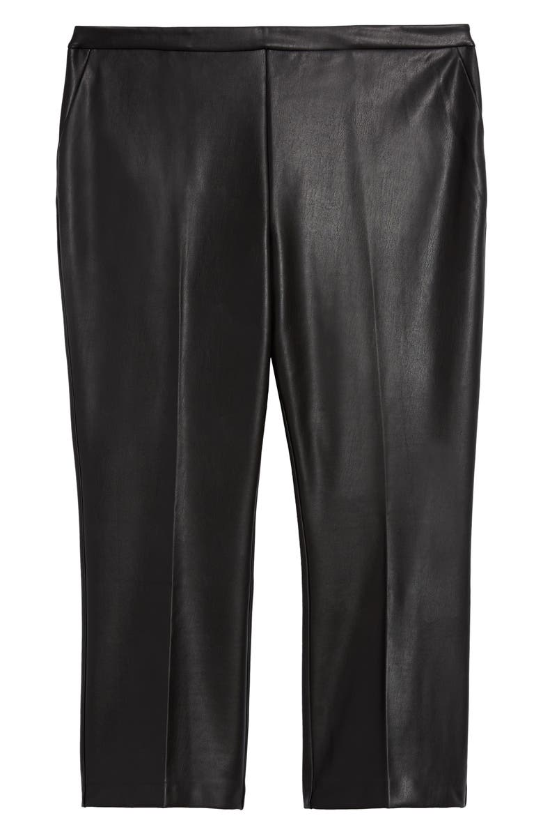 Halogen<sup>®</sup> Crop Straight Leg Faux Leather Pants, Alternate, color, 