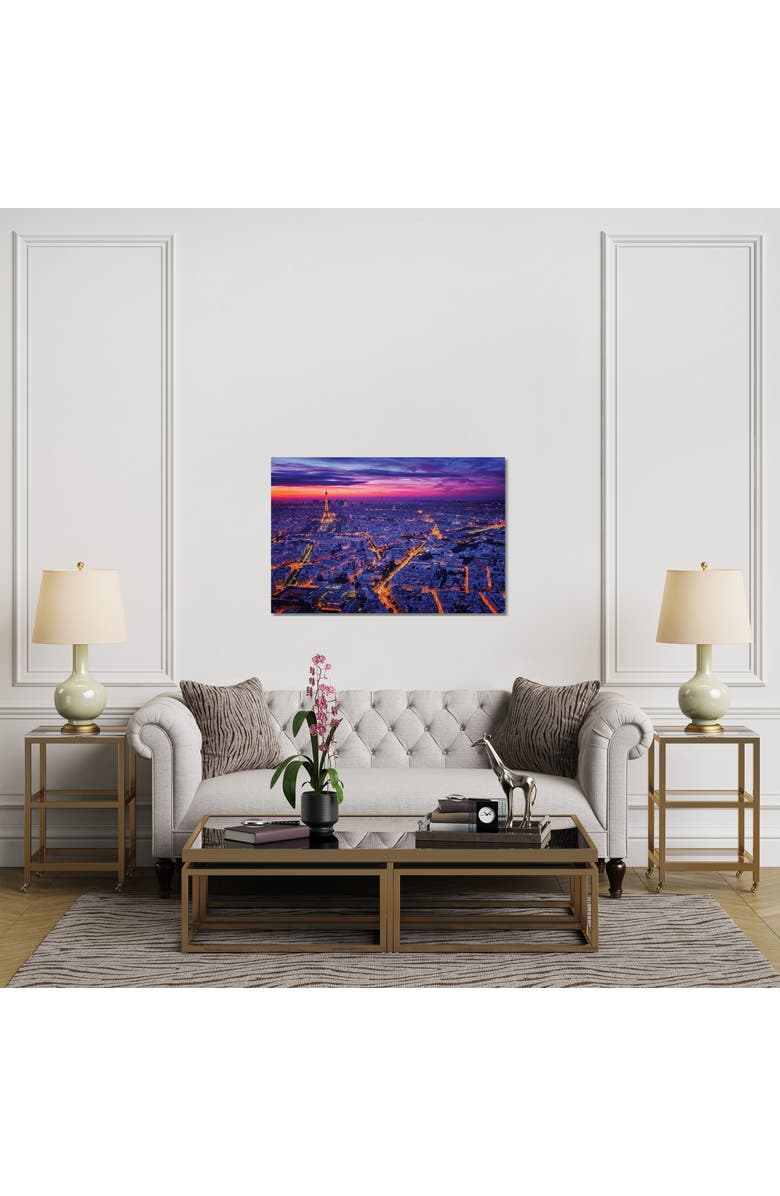 iCanvas Paris I by Juan Pablo de Miguel Canvas Wall Art, Alternate, color, Purple