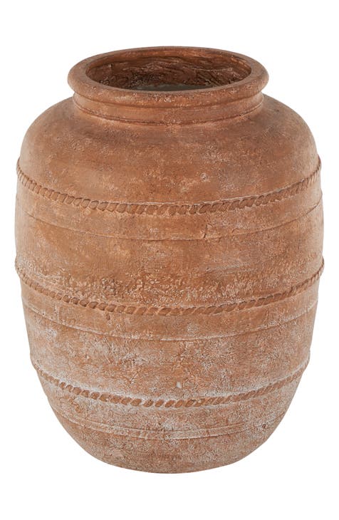 Brown Magnesium Oxide Vase