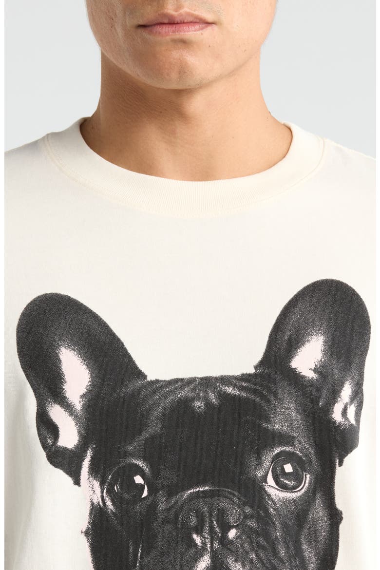 Peace Drappo Graphic T-Shirt, Alternate, color, CREAM