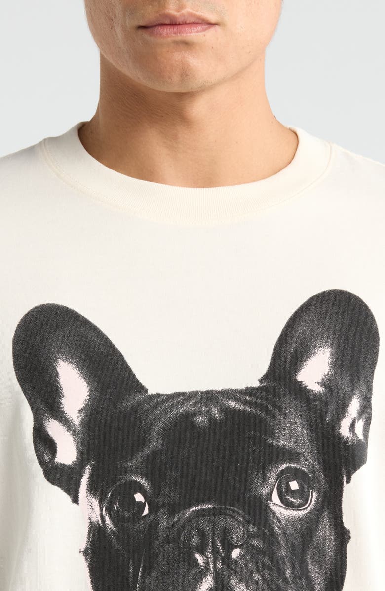 SANTO STUDIO Peace Drappo Graphic T-Shirt, Alternate, color, Cream