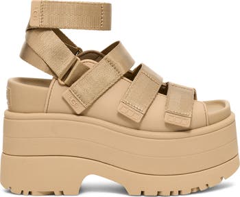 【関税込み】W Goldenrise Sandals - UGG - Synthetic - Beige Goldenrise Sandals | UGG - Antonia