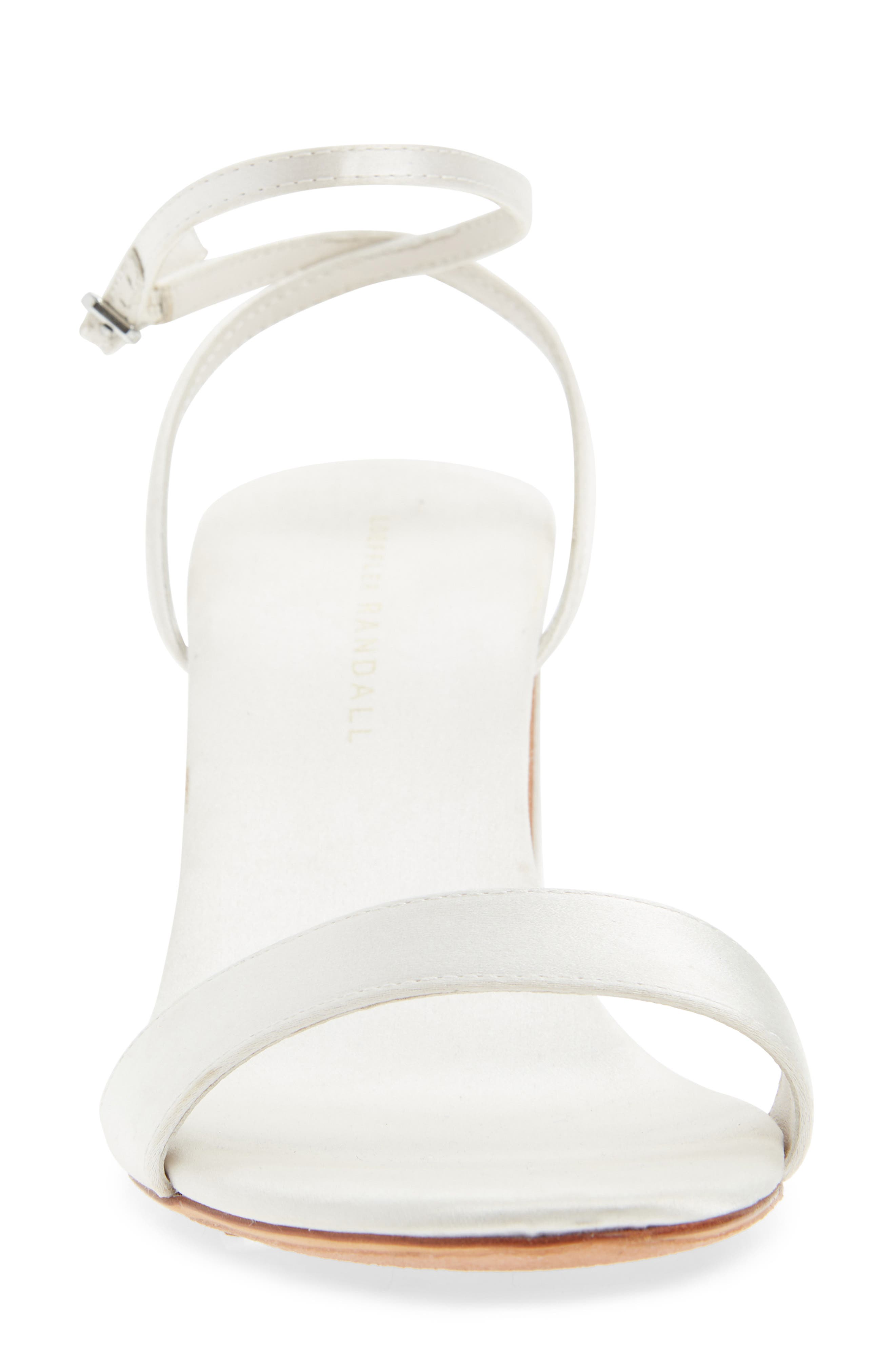 Loeffler Randall Malia Ankle Strap Sandal, Alternate, color, Cream