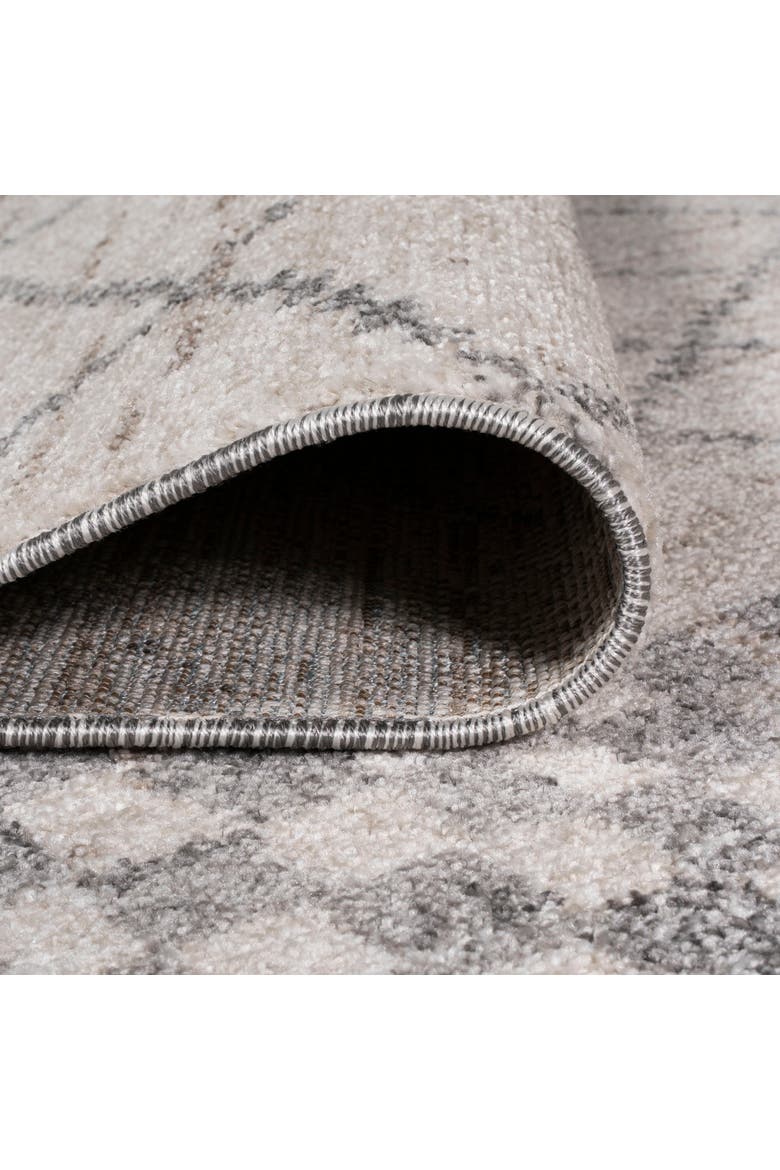 Asilah Moroccan Modern Diamond Area Rug, Alternate, color, Light Gray