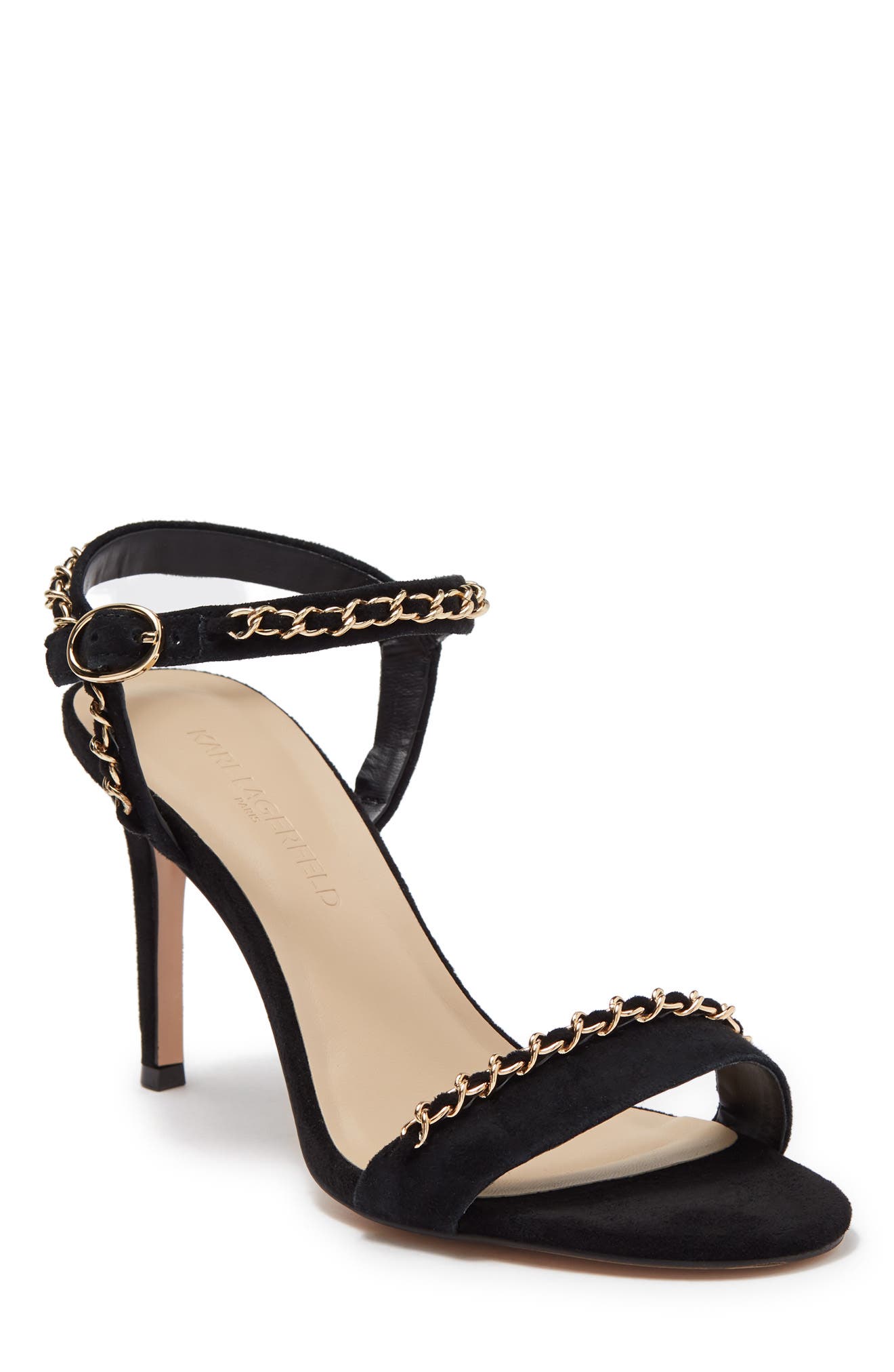 KARL LAGERFELD PARIS Daisy Sandal, Main, color, 