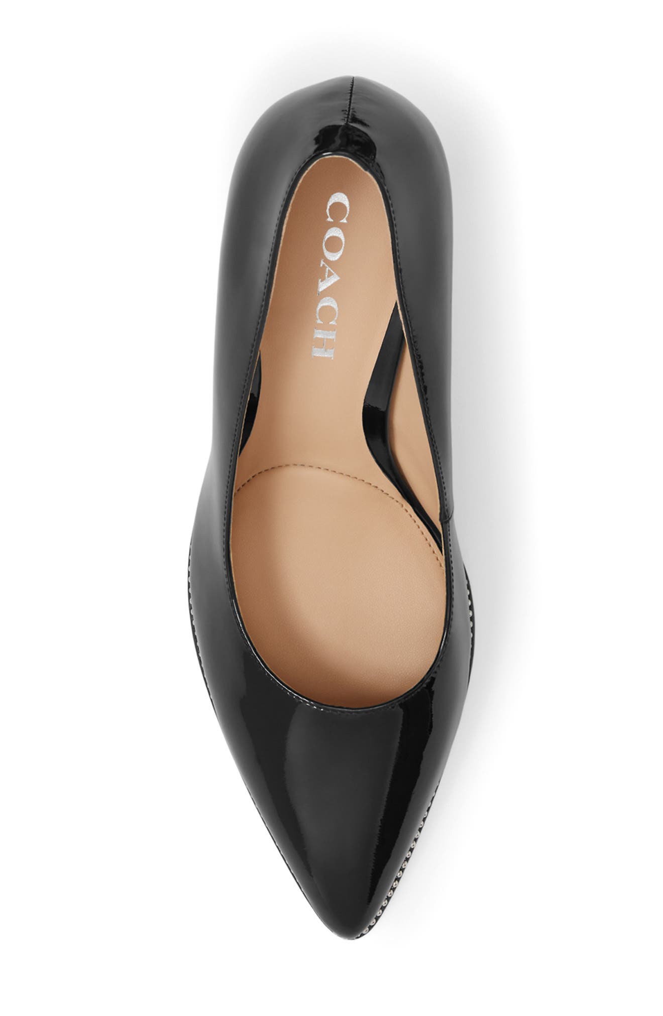 COACH Samantha Pointed Toe Pump, Alternate, color, Black