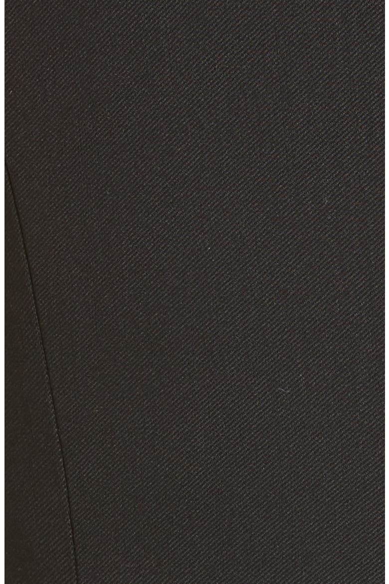 Asymmetrical Cap Sleeve Blazer, Alternate, color, BLACK