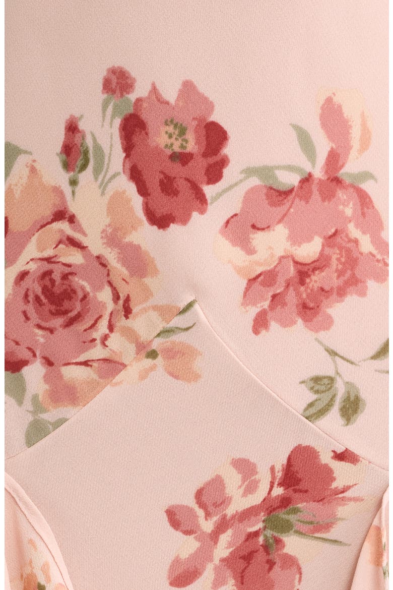 Allissa Georgette Sundress, Alternate, color, ROSE SERENADE